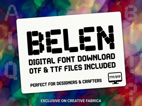 Belen: The Display Font for Scroll-Stopping Visuals