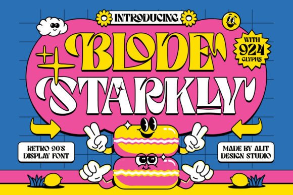 Blode Starkly: A Retro-Futuristic Typeface for Modern Editors