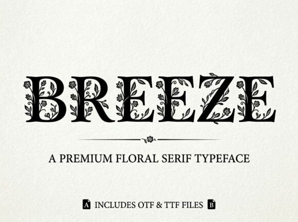 Breeze: A Premium Display Font for Editorial Design