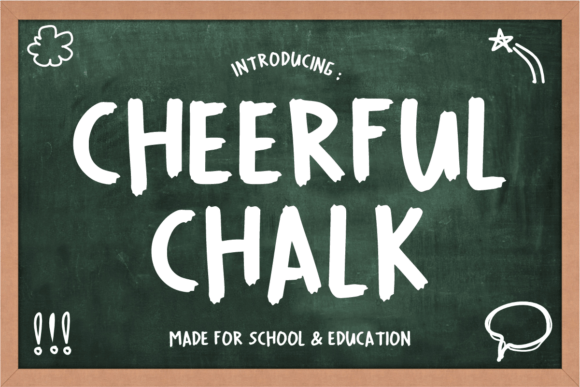Cheerful Chalk Font for Bold Campaigns