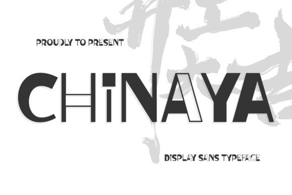 Chinaya Typeface for Bold Maker Branding