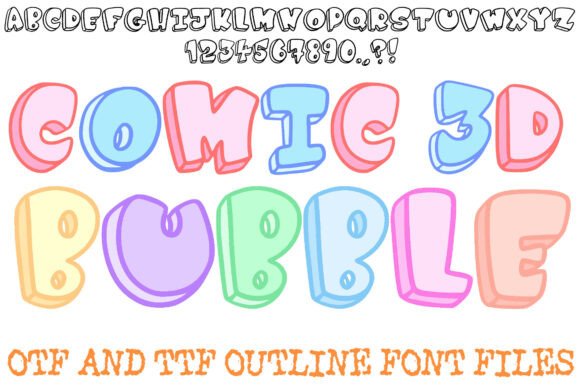 Comic 3d Bubble: High-Energy Display Font for Campaigns