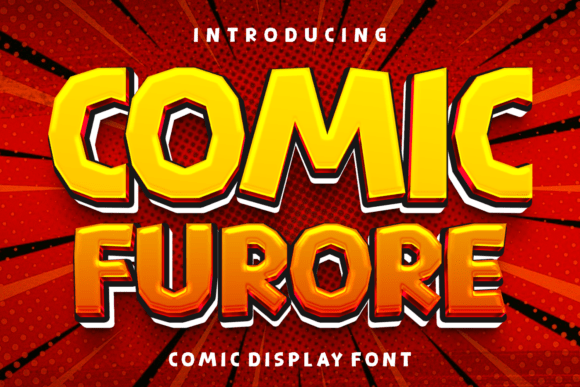 Comic Furore Font for Playful Business Branding