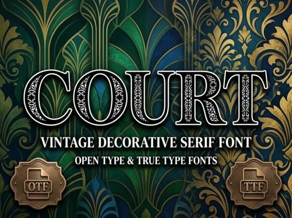 Court Typeface for Elegant Business Branding