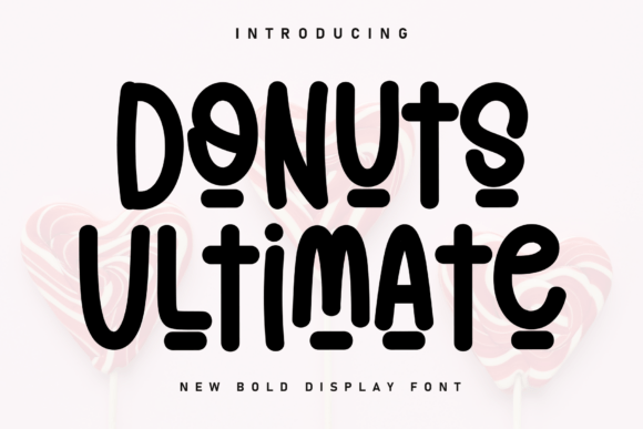 Donuts Ultimate Font for Scroll-Stopping Designs