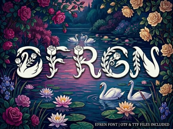 Efren Display Font for Bold Brand Identity