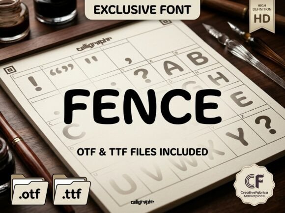 Fence: A Bold Display Font for Web Headers