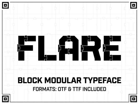 Flare Display Font for Bold Campaigns