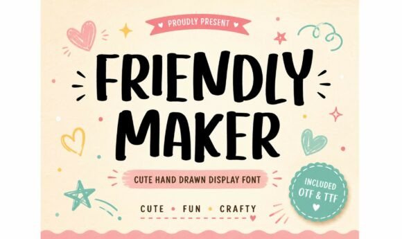 Friendly Maker Font for Small Business Branding