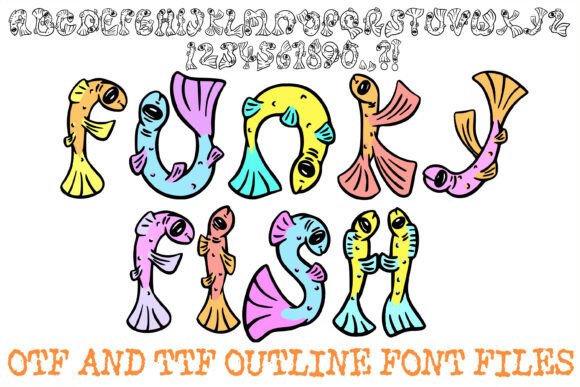 Funky Fish Typeface for Playful Brand Identity