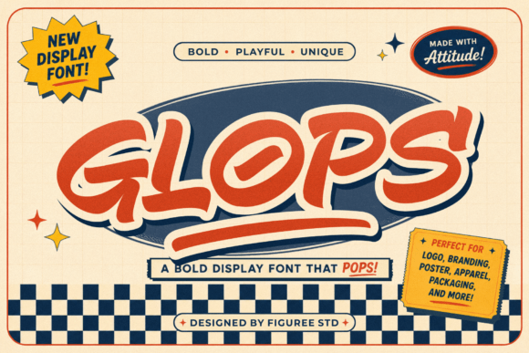 Glops: A Bold Display Font for Modern Web Design