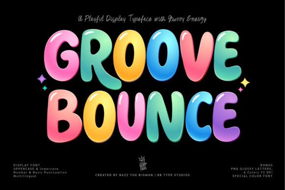 Groove Bounce Display Font for Bold Campaigns