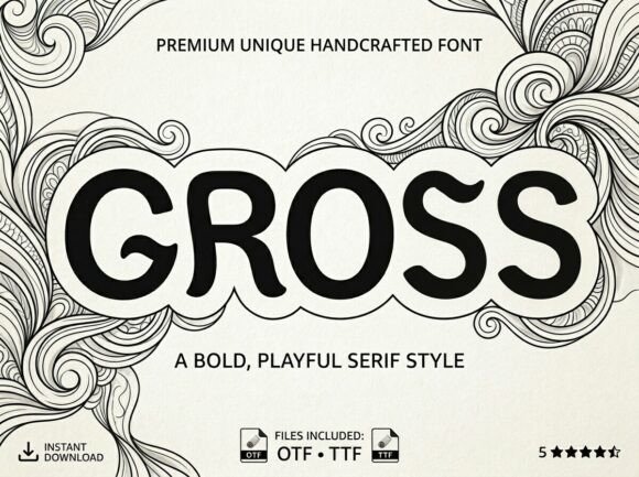 Gross Font: A Bold Display Typeface for Campaigns