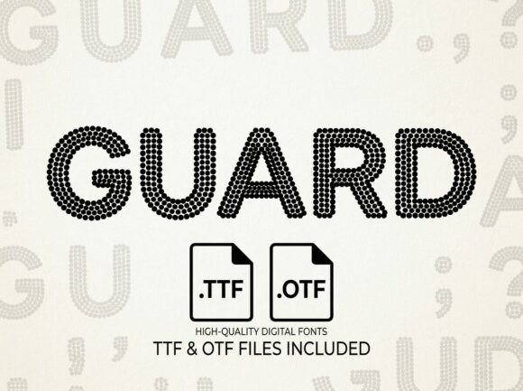 Guard Typeface: Bold Display Fonts for Branding