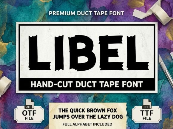 Libel Typeface Review for Bold Branding