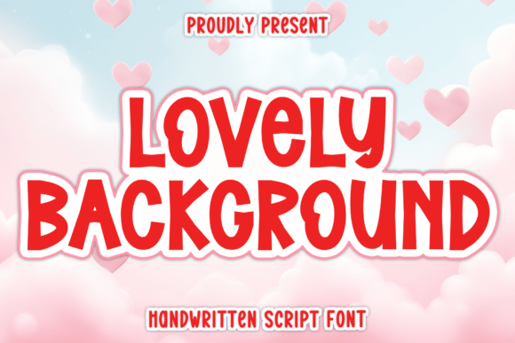 Lovely Background Font for Handmade Branding