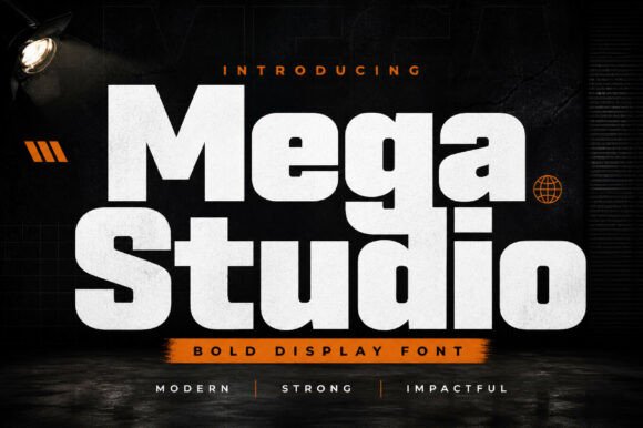 Mega Studio Font: Bold Display Typography for Campaigns