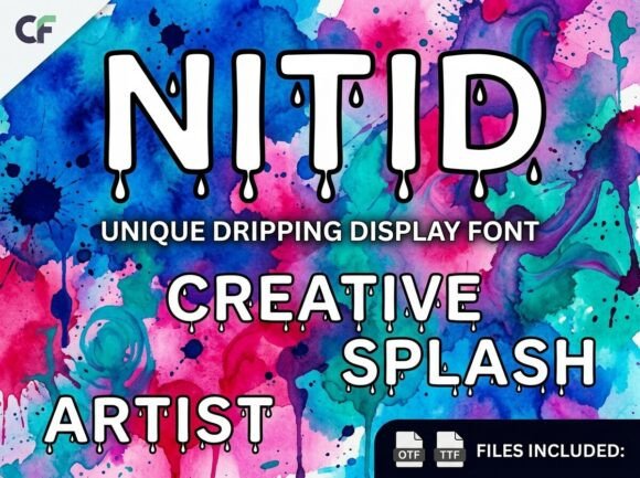 Nitid Typeface: Bold Display Fonts for Branding