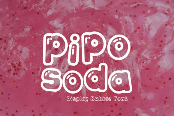 Pipo Soda Font for Crafters and Sellers