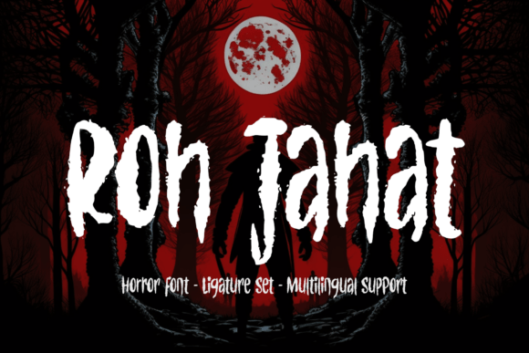 Roh Jahat: A Hand-Brushed Display Font for Eerie Editorial Design