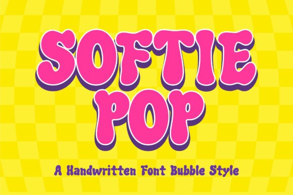 Softie Pop: A Playful Display Font for Sweet Branding