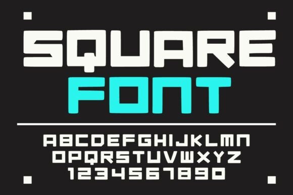 Square Font: Bold Display Typefaces for Modern Brands