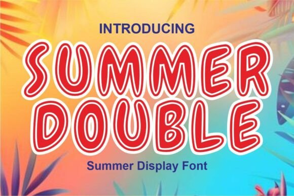 Summer Double Font for Modern Web Design