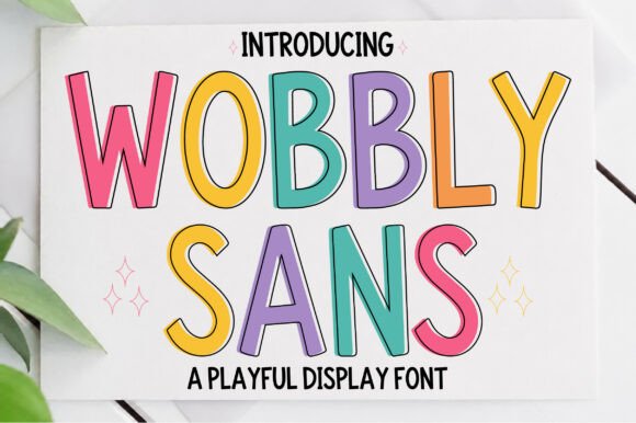 Wobbly Sans: A Playful Display Font for Campaigns